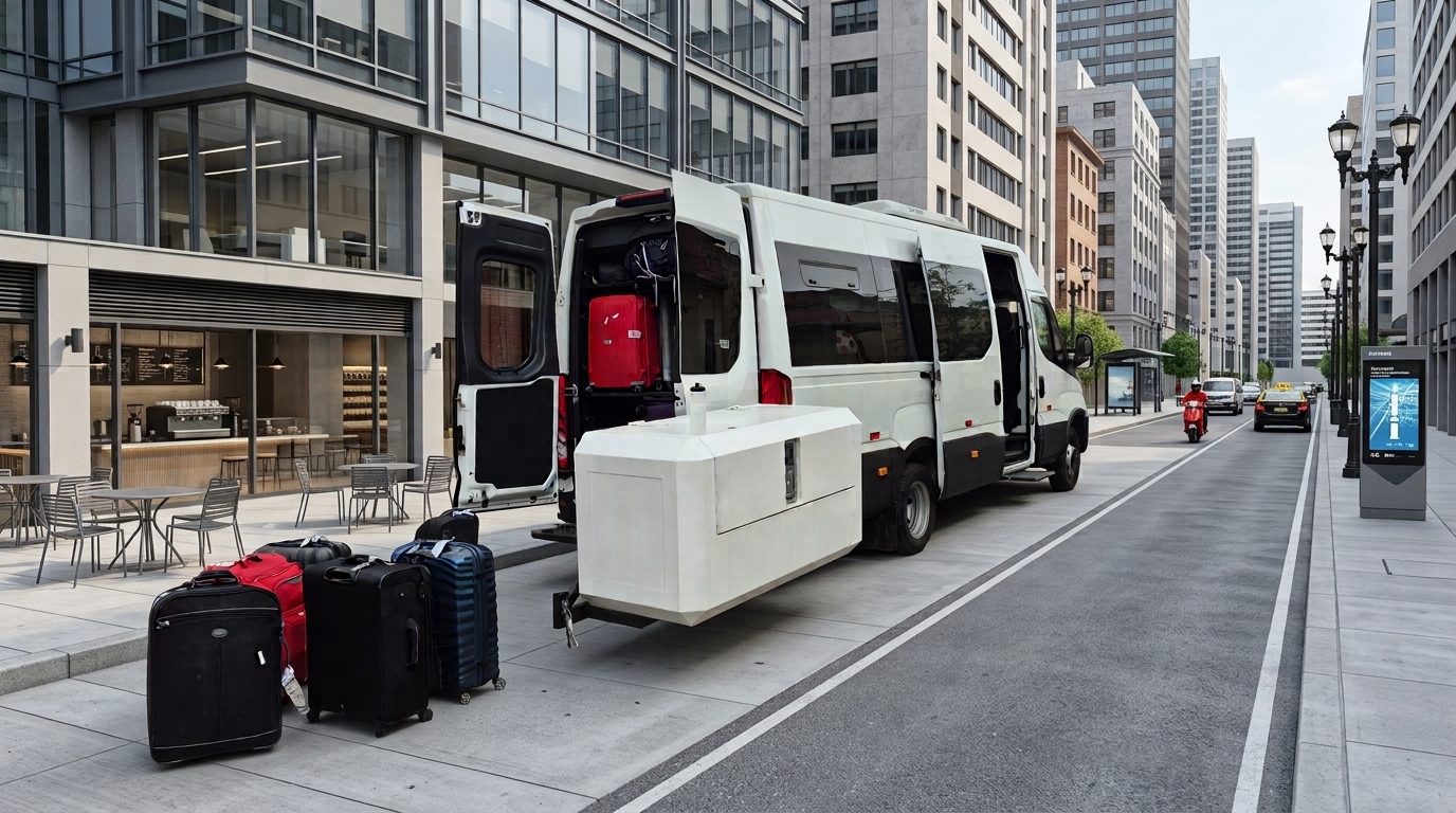 Bus IVECO de Tour de Compras con espacio para equipaje